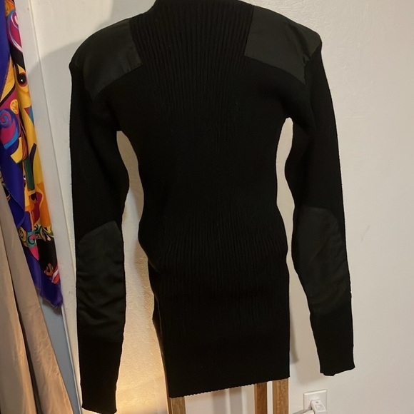 Sweater Commando pencil sweater with elbow & shoulder patches 4XL fits like XLT - Picture 5 of 8